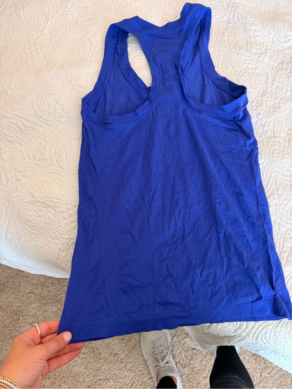 Athleta Electric Blue Racerback Tank